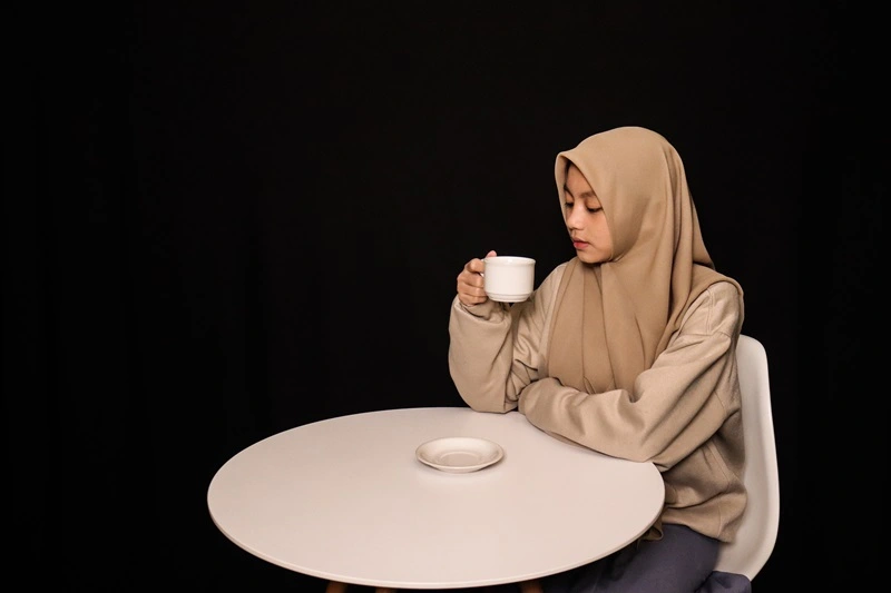 minum kopi saat sahur