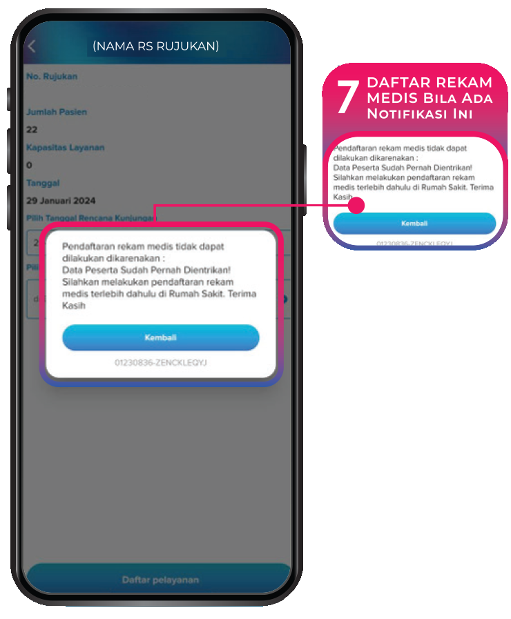 Langkah ketujuh registrasi BPJS Mobile JKN